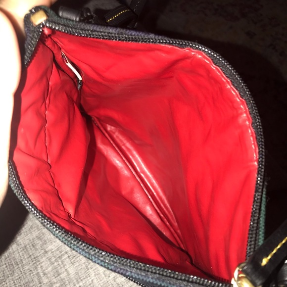 Dooney & Bourke Green Tartan Cross Body - Picture 3 of 5